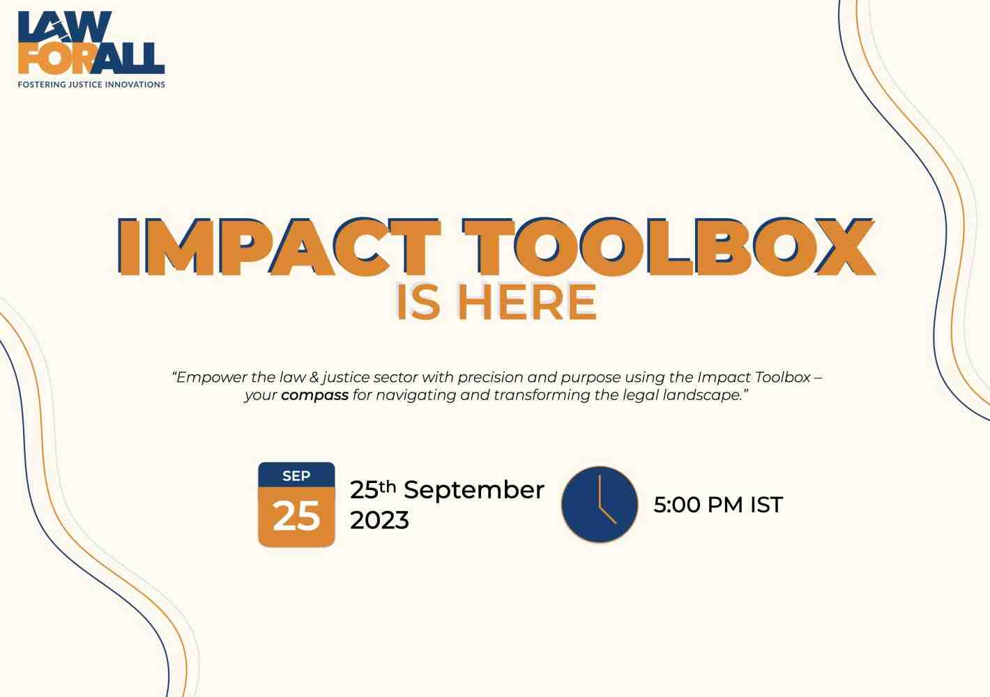 Impact Toolbox Launch Invite